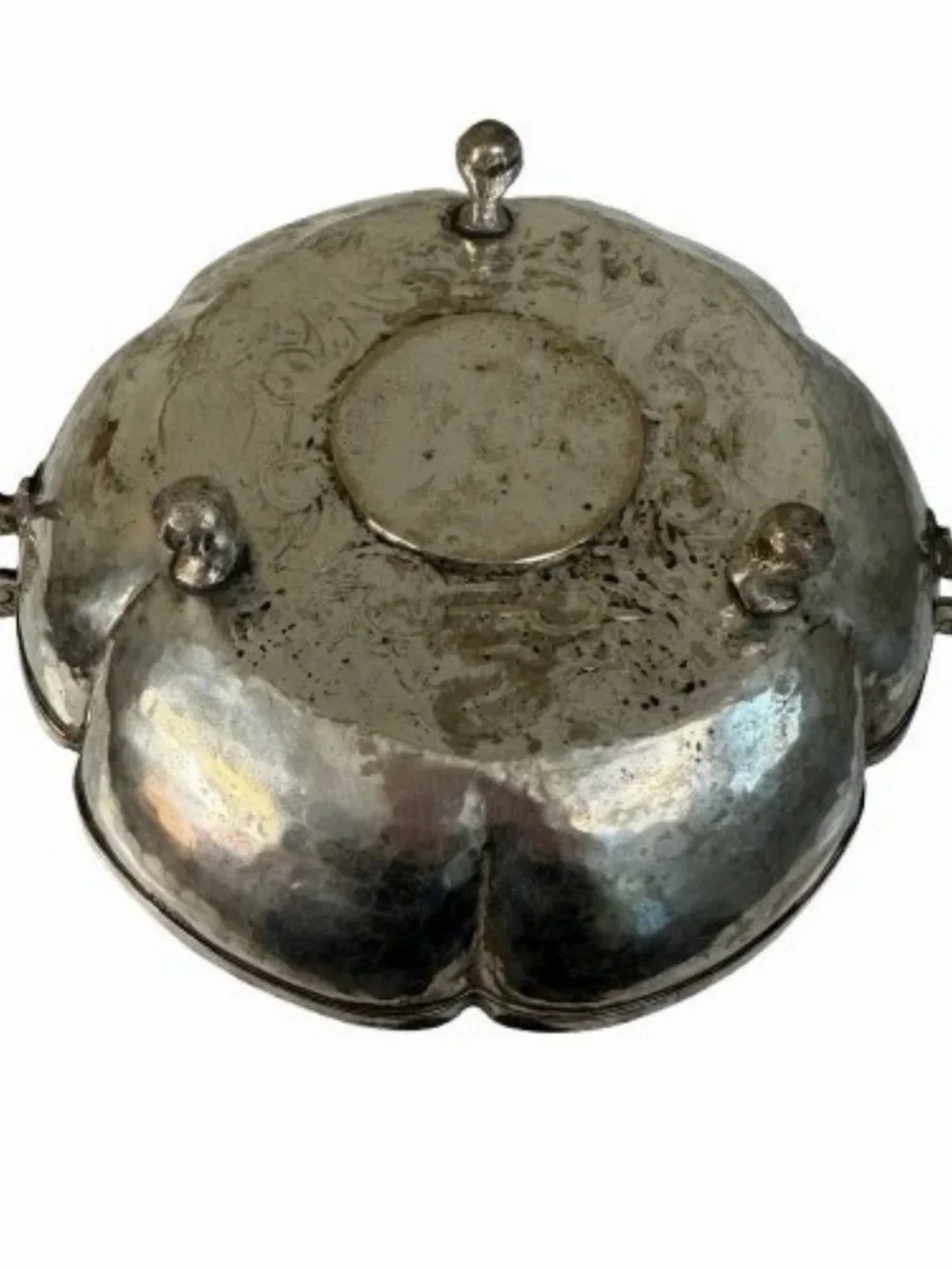 Vintage Alpaca Silver Spanish Colonial Bowl